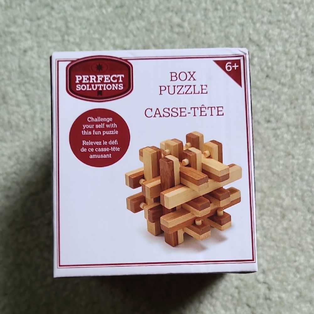Perfect Solutions Box Puzzle
